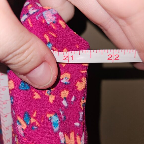 Apt. 9 Pink Confetti Sleeveless High/Low Dress XL with Pockets - Picture 5 of 7